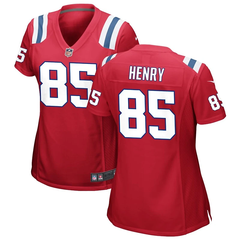 Hunter Henry Women's Nike Red New England Patriots Alternate Custom Jersey