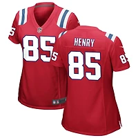 Hunter Henry Women's Nike Red New England Patriots Alternate Custom Jersey