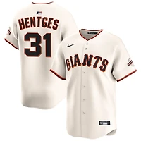 Sam Hentges Men's Nike Cream San Francisco Giants Home Limited Custom Jersey