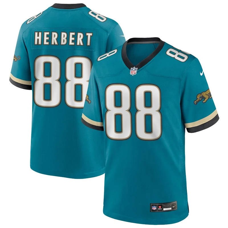 Patrick Herbert Men's Nike Teal Jacksonville Jaguars Prowler Throwback Custom Game Jersey