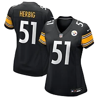 Nick Herbig Women's Nike Black Pittsburgh Steelers Custom Game Jersey