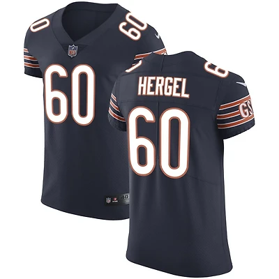 Kyle Hergel Men's Nike Navy Chicago Bears Vapor Untouchable Custom Elite Jersey