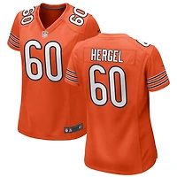 Kyle Hergel Women's Nike Orange Chicago Bears Alternate Custom Game Jersey