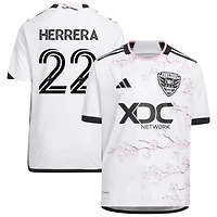 Aaron Herrera Youth adidas White D.C. United 2023 The Cherry Blossom Kit Replica Custom Jersey