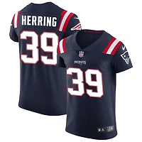 Tyron Herring Men's Nike Navy New England Patriots Vapor Elite Custom Jersey