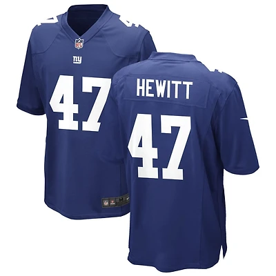 Neville Hewitt Men's Nike Royal New York Giants Custom Game Jersey