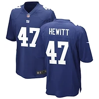 Neville Hewitt Men's Nike Royal New York Giants Custom Game Jersey