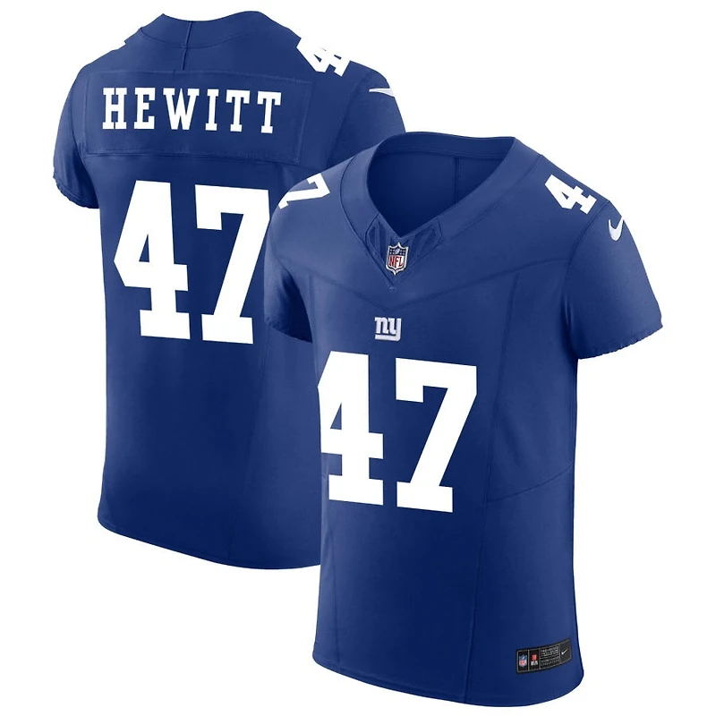 Neville Hewitt Men's Nike Royal New York Giants Vapor F.U.S.E. Elite Custom Jersey