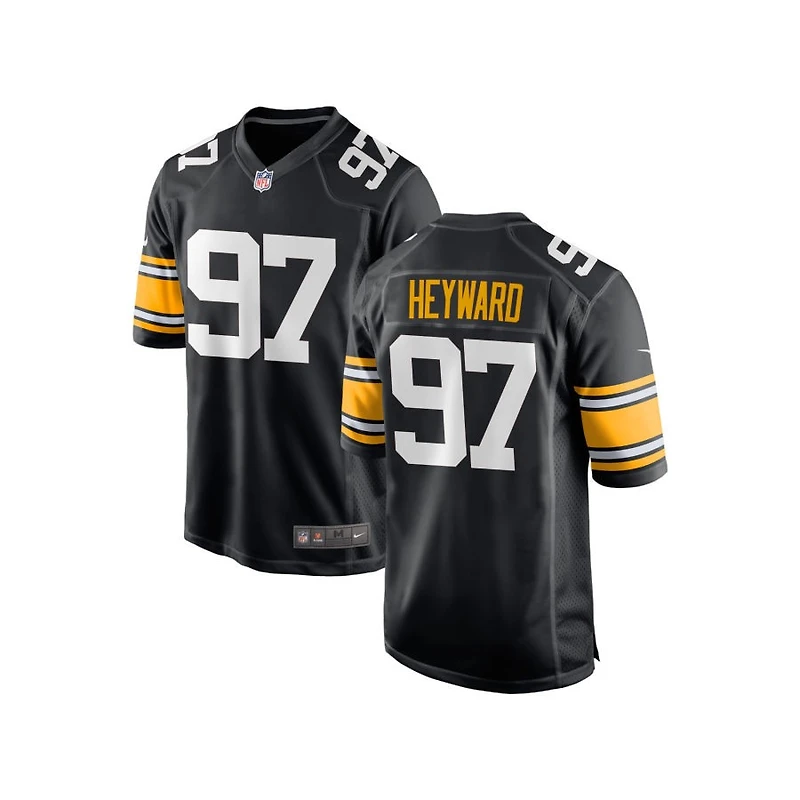 Cameron Heyward Youth Nike Black Pittsburgh Steelers Alternate Custom Game Jersey