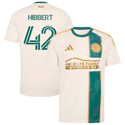Jayden Hibbert Men's adidas Tan Atlanta United FC 2026 Spirit of '96 Replica Custom Jersey