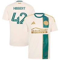 Jayden Hibbert Men's adidas  Tan Atlanta United FC 2026 Spirit of '96 Replica Custom Jersey