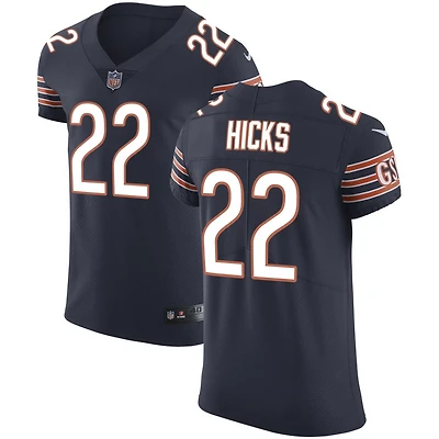 Elijah Hicks Men's Nike Navy Chicago Bears Vapor Untouchable Custom Elite Jersey