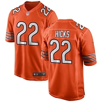 Elijah Hicks Men's Nike Orange Chicago Bears Alternate Custom Game Jersey