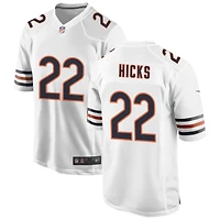 Elijah Hicks Men's Nike White Chicago Bears Custom Game Jersey