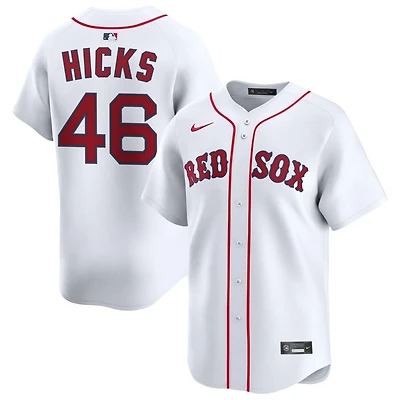Jordan Hicks Men's Nike White Boston Red Sox Home Limited Custom Jersey
