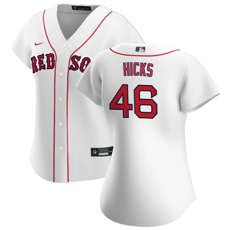 Jordan Hicks Women's Nike White Boston Red Sox Home Replica Custom Jersey