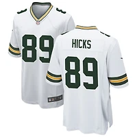 Julian Hicks Men's Nike White Green Bay Packers Custom Game Jersey