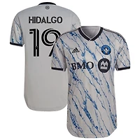 Bode Hidalgo Men's adidas Gray CF Montreal 2023 Secondary Authentic Custom Jersey