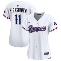 Kyle Higashioka Women's Nike  White Texas Rangers Home Limited Custom Jersey