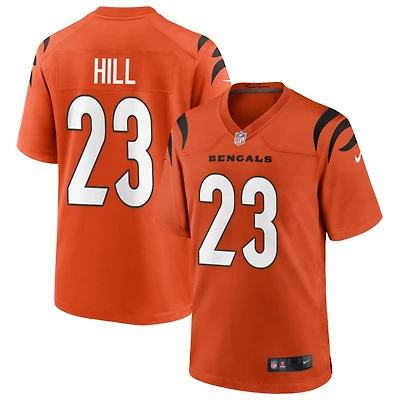 Dax Hill Youth Nike Orange Cincinnati Bengals Alternate Game Custom Jersey
