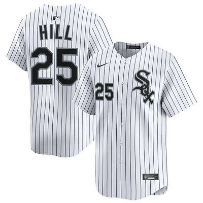 Derek Hill Men's Nike White Chicago White Sox Home Limited Custom Jersey