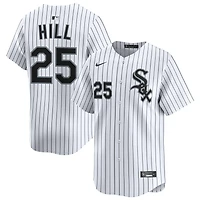 Derek Hill Men's Nike White Chicago White Sox Home Limited Custom Jersey