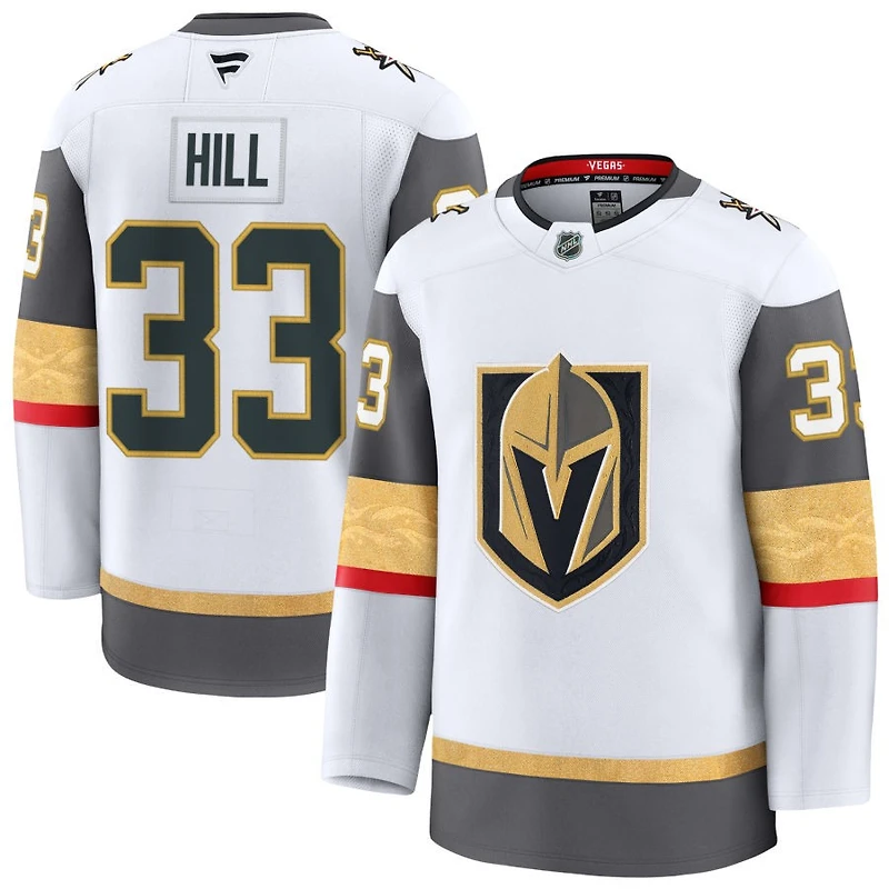 Adin Hill Men's Fanatics White Vegas Golden Knights Away Premium Custom Jersey