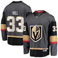 Adin Hill Men's Fanatics Gray Vegas Golden Knights Alternate Breakaway Custom Jersey