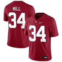 London Hill Men's Nike Crimson Alabama Crimson Tide NIL Pick-A-Player Football Replica Jersey
