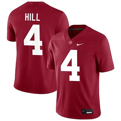Daniel Hill Men's Nike Crimson Alabama Crimson Tide NIL Pick-A-Player Football Replica Jersey