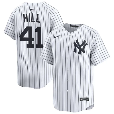 Tim Hill Men's Nike White New York Yankees Home Limited Custom Jersey