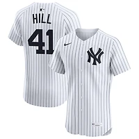 Tim Hill Men's Nike White New York Yankees Home Elite Custom Jersey