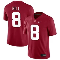 Justin Hill Men's Nike Crimson Alabama Crimson Tide NIL Pick-A-Player Football Replica Jersey