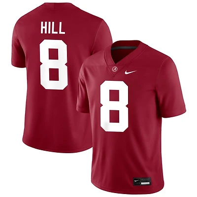 Justin Hill Men's Nike Crimson Alabama Crimson Tide NIL Pick-A-Player Football Replica Jersey