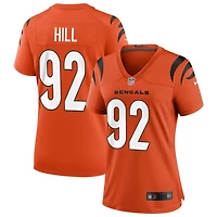 B.J. Hill Women's Nike Orange Cincinnati Bengals Alternate Game Custom Jersey