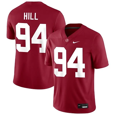 Edric Hill Men's Nike Crimson Alabama Crimson Tide NIL Pick-A-Player Football Replica Jersey