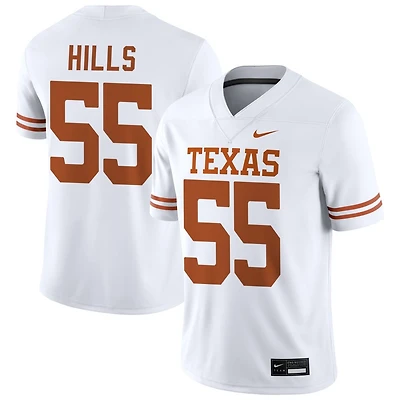 Melvin Hills Men's Nike White Texas Longhorns NIL Pick-A-Player Game Jersey