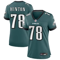 Myles Hinton Women's Nike Midnight Green Philadelphia Eagles Custom Game Jersey