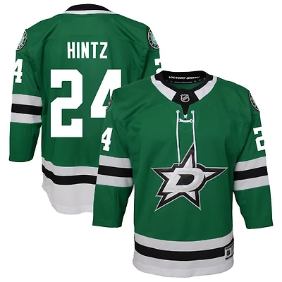 Roope Hintz Youth Green Dallas Stars Home Custom Premier Jersey