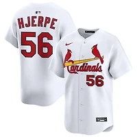 Cooper Hjerpe Men's Nike White St. Louis Cardinals Home Limited Custom Jersey