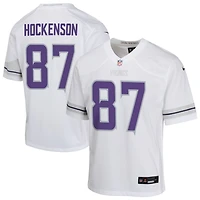 T.J. Hockenson Youth Nike White Minnesota Vikings Alternate Custom Game Jersey