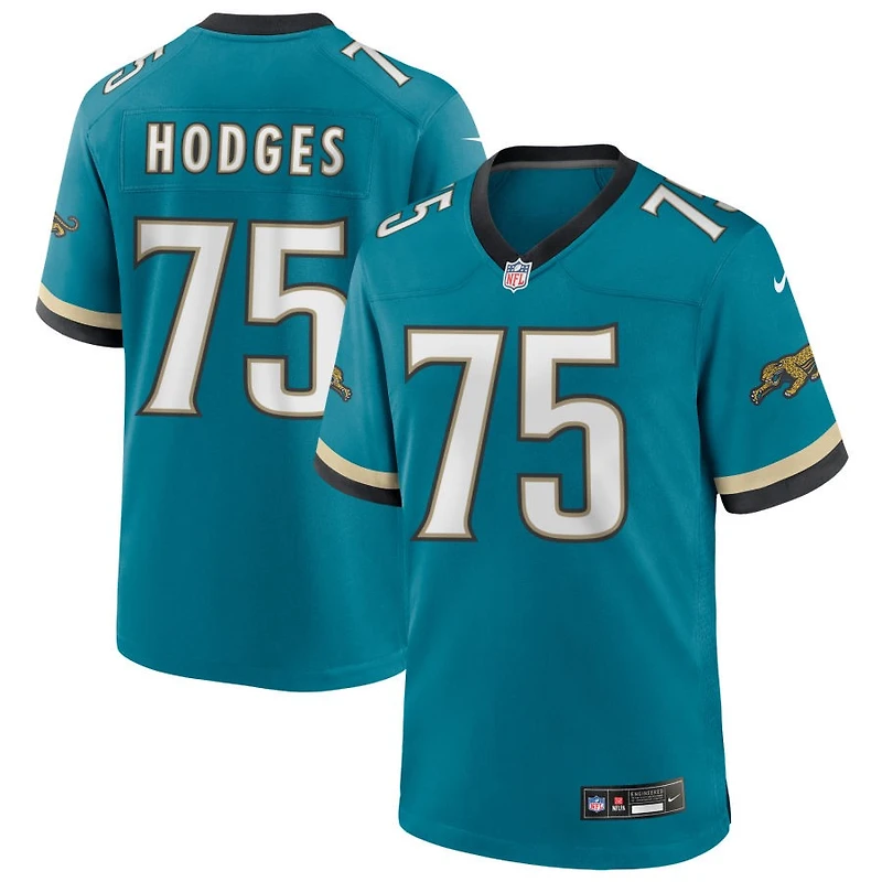 Cooper Hodges Men's Nike Teal Jacksonville Jaguars Prowler Throwback Custom Game Jersey