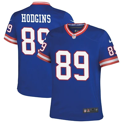 Isaiah Hodgins Youth Nike Royal New York Giants Classic Custom Game Jersey