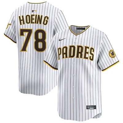 Bryan Hoeing Men's Nike White San Diego Padres Home Limited Custom Jersey