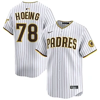Bryan Hoeing Men's Nike White San Diego Padres Home Limited Custom Jersey
