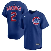 Nico Hoerner Men's Nike Royal Chicago Cubs Alternate Limited Custom Jersey