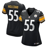 Cole Holcomb Women's Nike Black Pittsburgh Steelers Custom Game Jersey