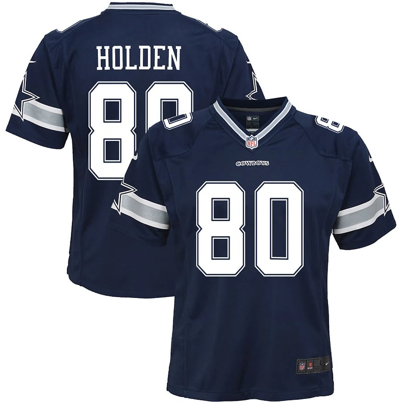 Traeshon Holden Youth Nike Navy Dallas Cowboys Custom Game Jersey