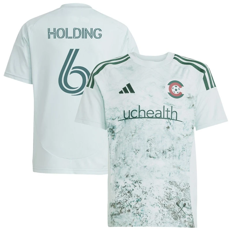 Rob Holding Youth adidas  Green Colorado Rapids 2025 Headwaters Replica Custom Jersey