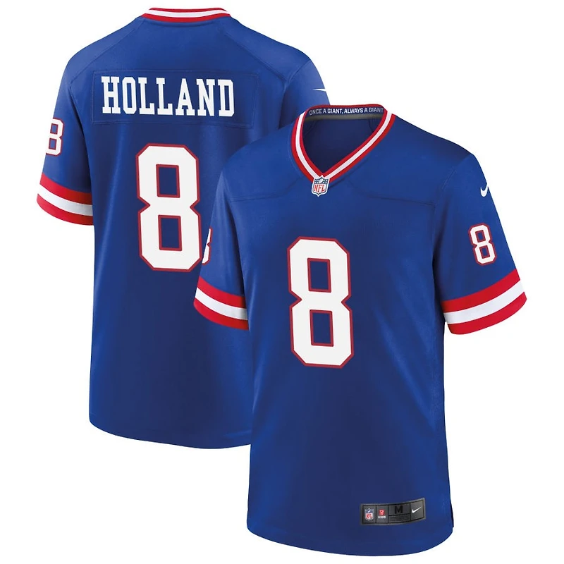 Jevon Holland Men's Nike Royal New York Giants Classic Custom Game Jersey